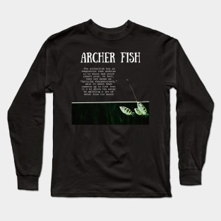 Animal Facts - Archer Fish Long Sleeve T-Shirt